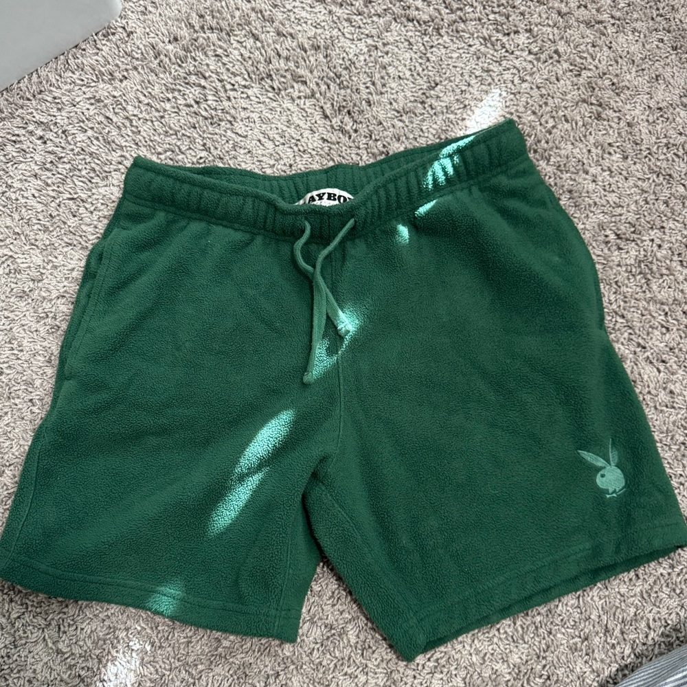 PLAYBOY Dark Green Shorts